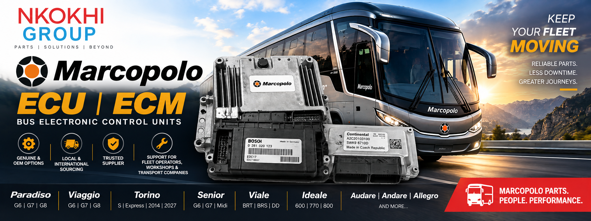 Marcopolo ECU ECM – Bus ECU & Engine Control Module Supplier South Africa