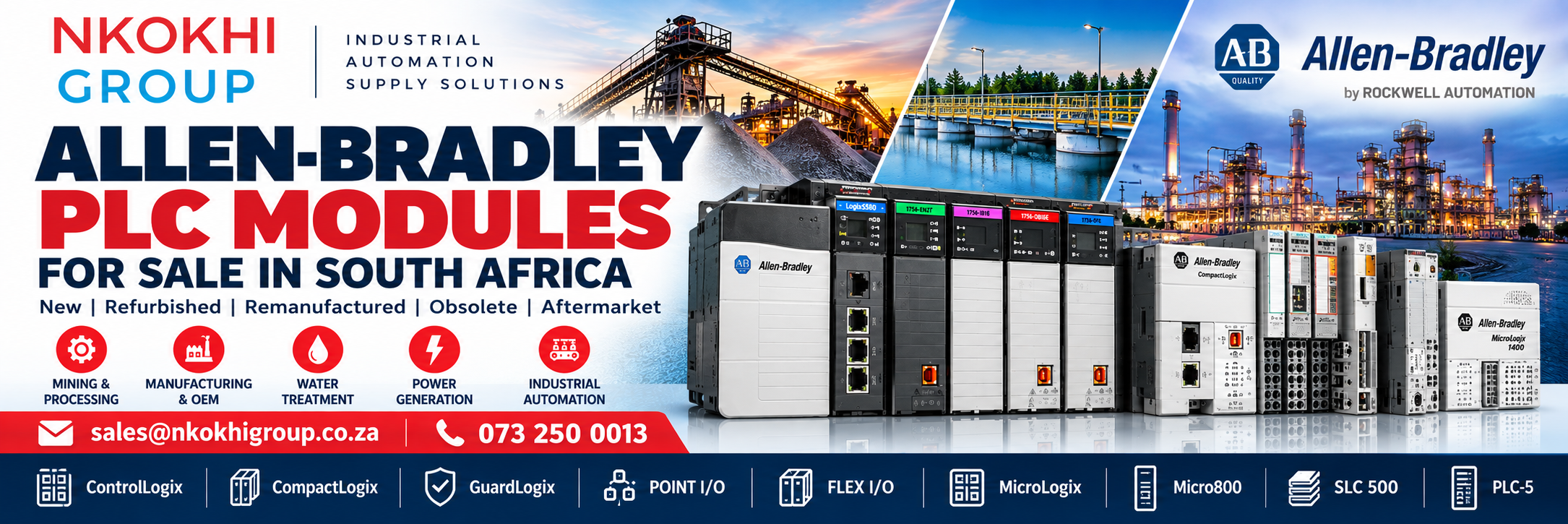 Allen-Bradley PLC modules for sale South Africa – Nkokhi Group
