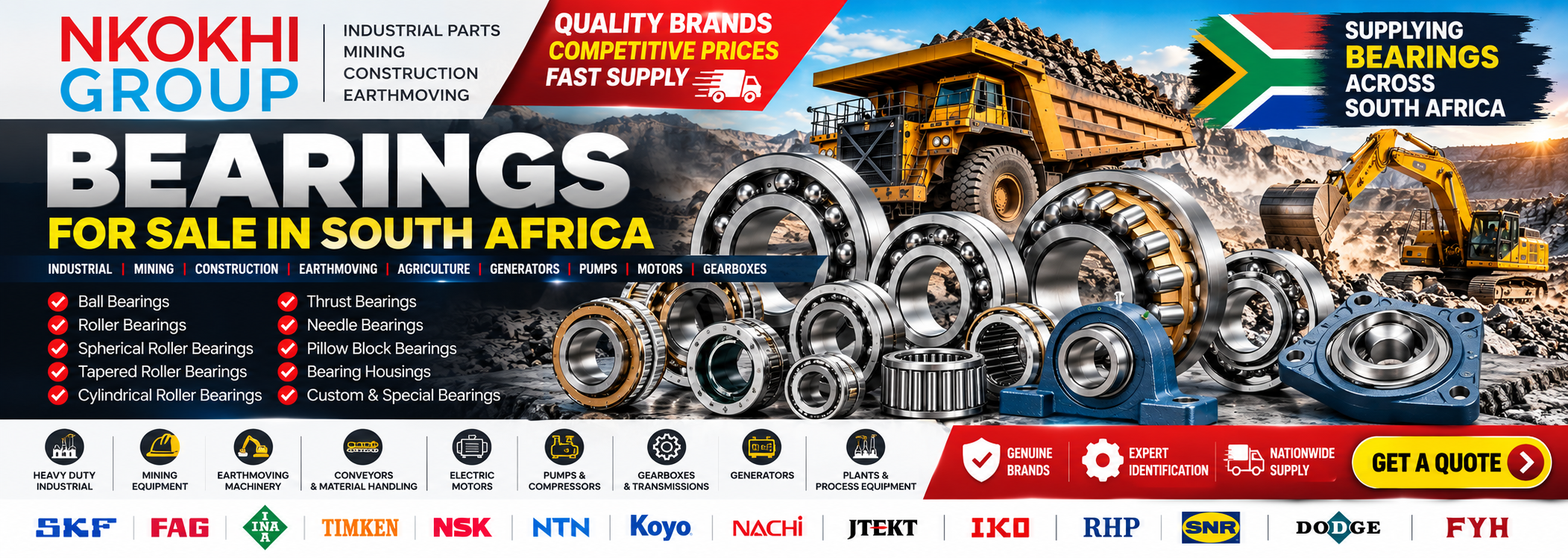 Bearings for Sale in South Africa
