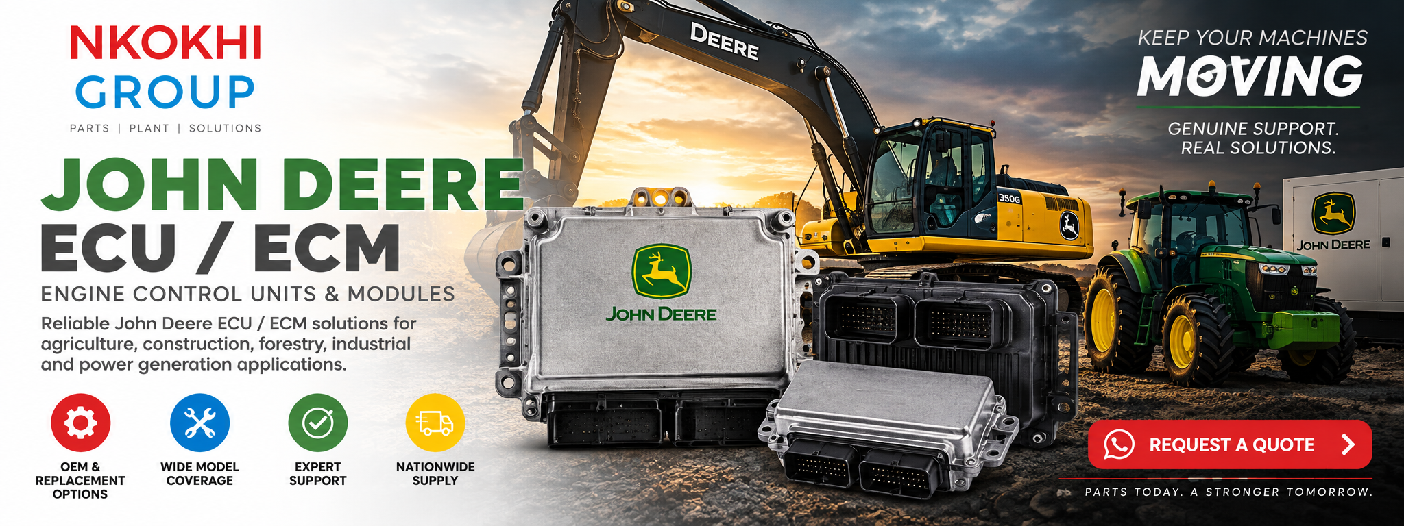 John Deere ECU / ECM Supplier South Africa