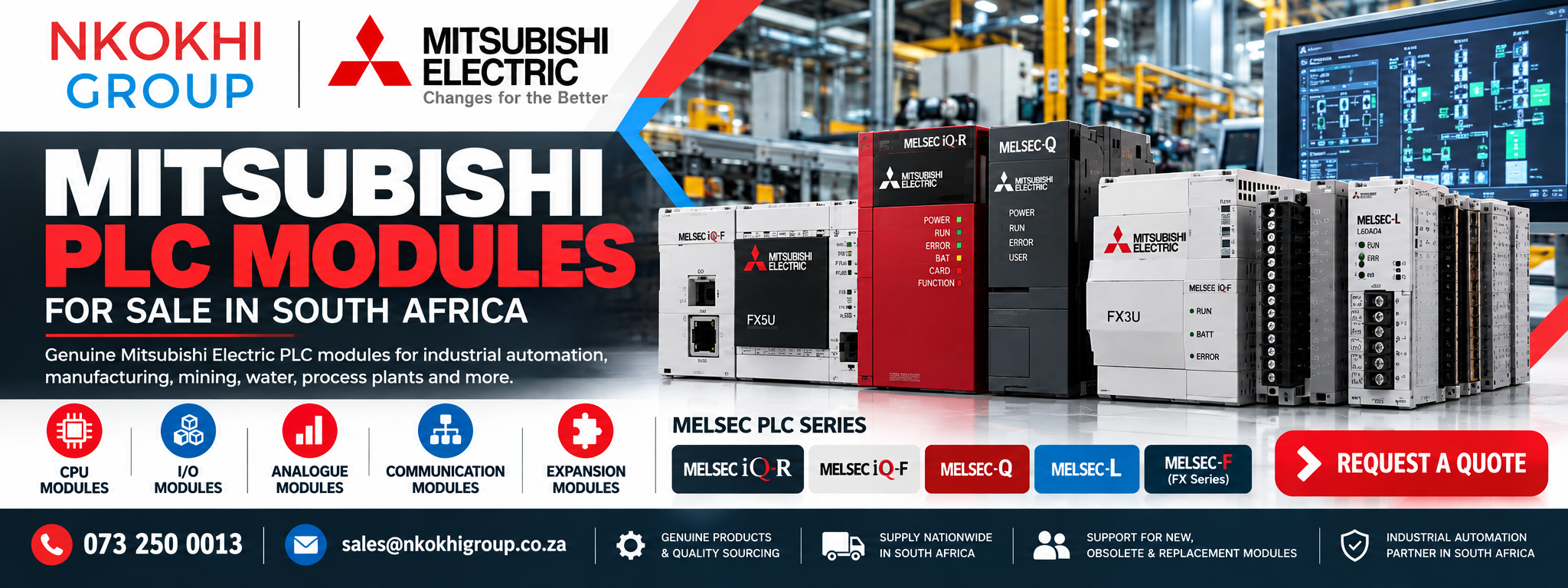 Mitsubishi PLC Modules for Sale South Africa