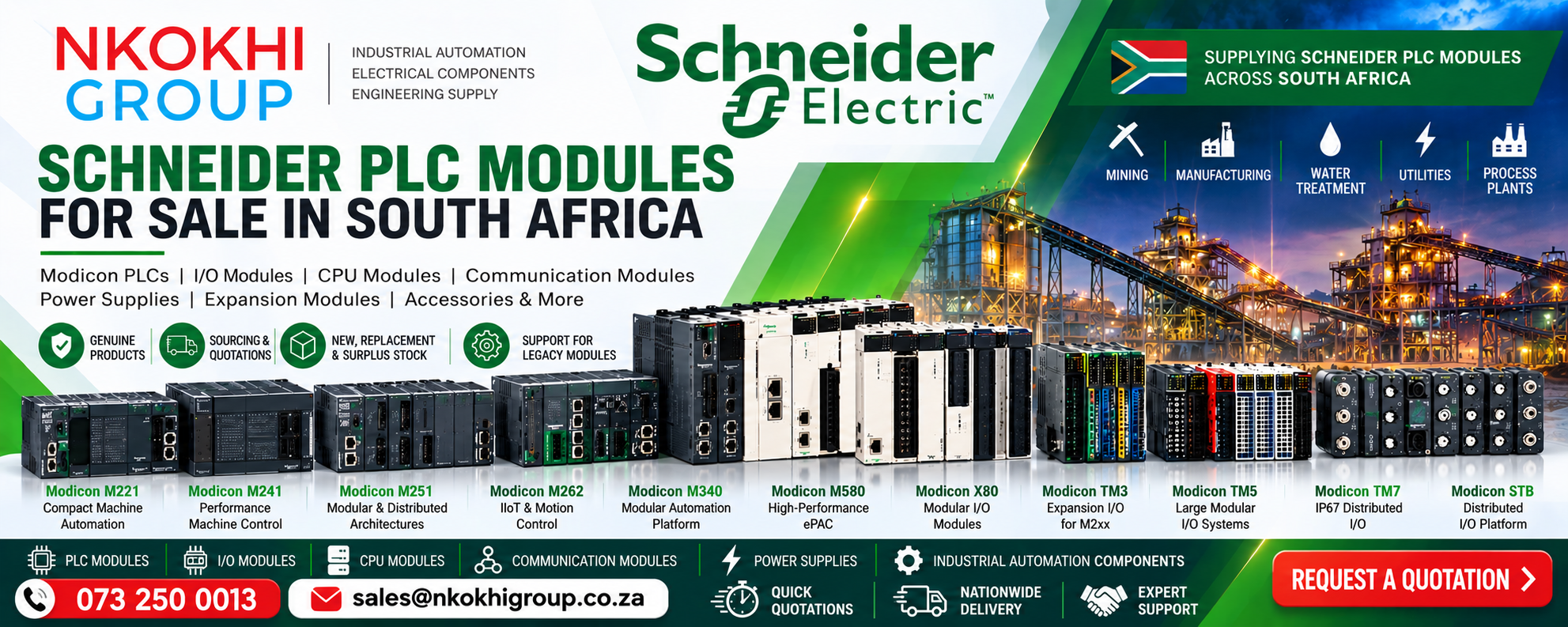 Schneider PLC Modules for Sale in South Africa