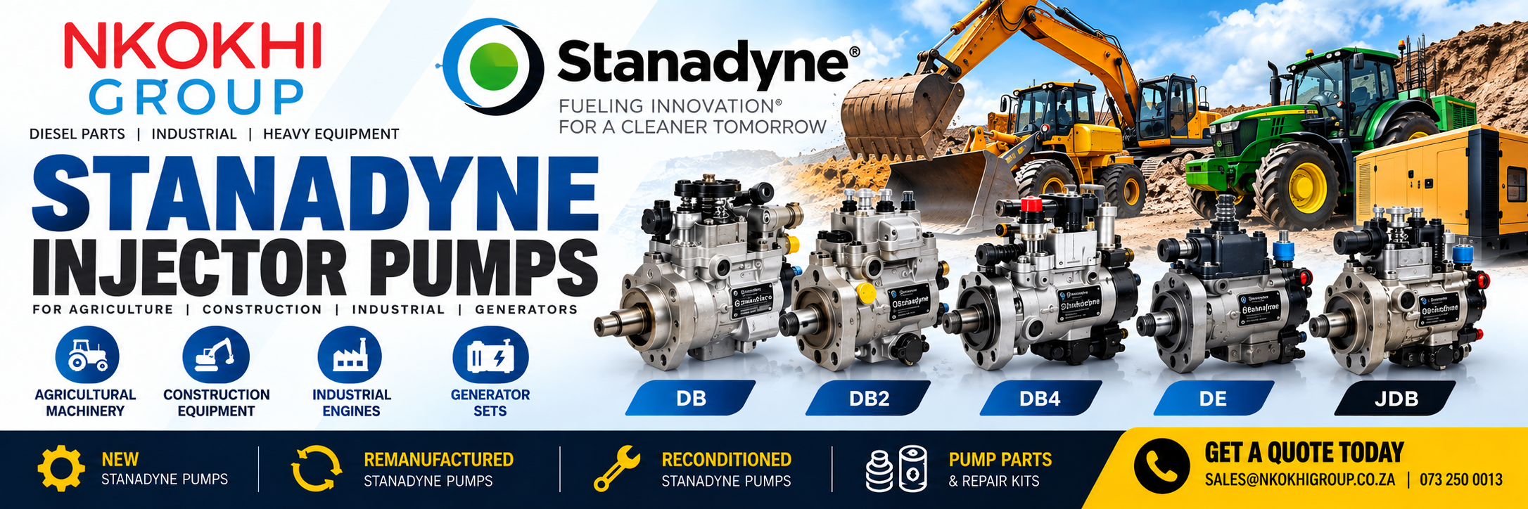 Stanadyne Injector Pump for Sale South Africa | Nkokhi Group