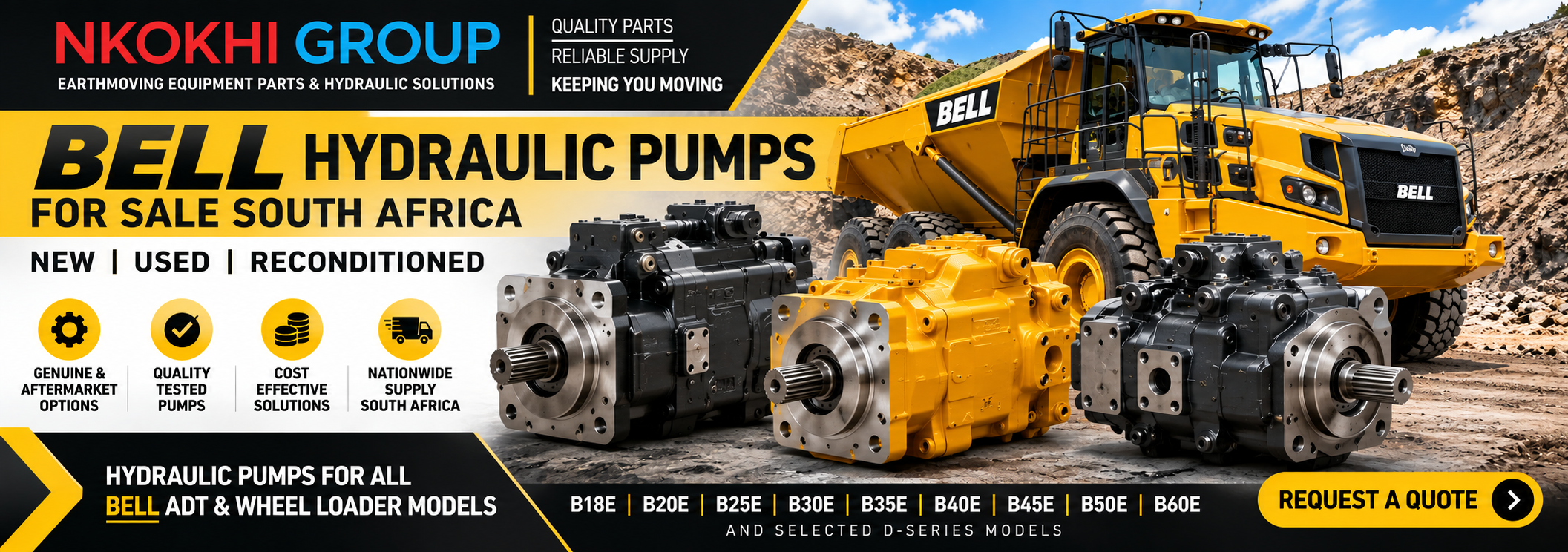 Bell hydraulic pumps for sale South Africa