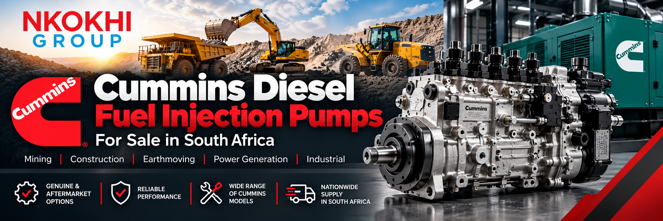 Cummins diesel fuel injection pump for sale in South Africa - Nkokhi Group