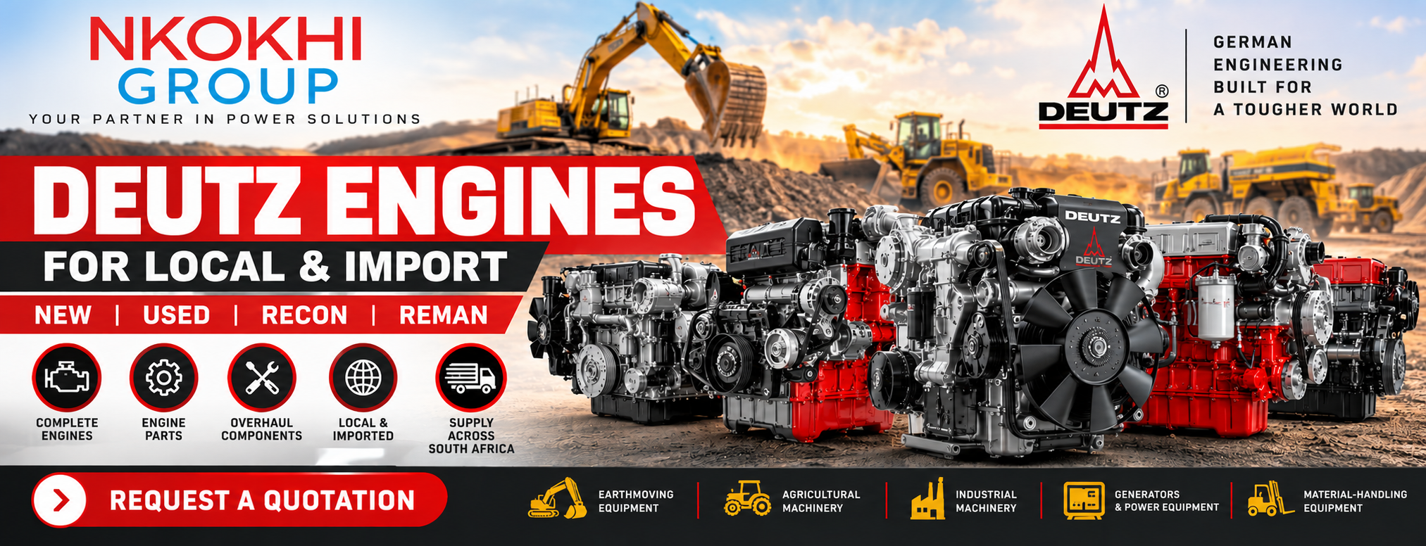 DEUTZ engines for sale in South Africa