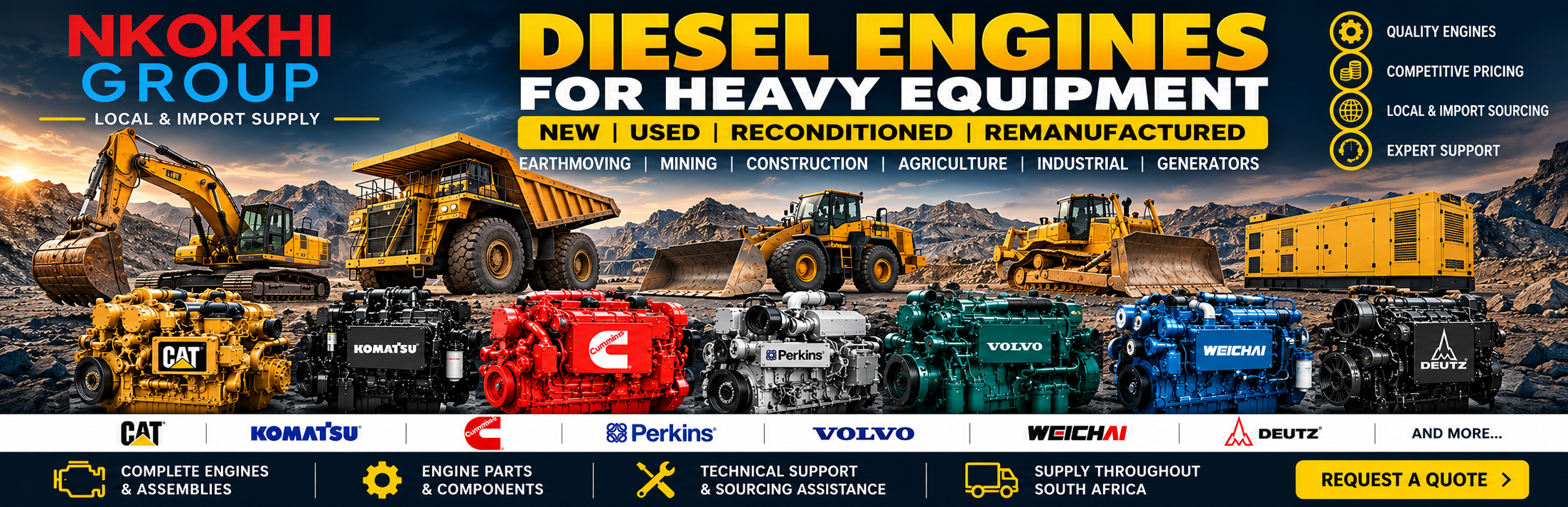 Diesel Engines for Heavy Equipment