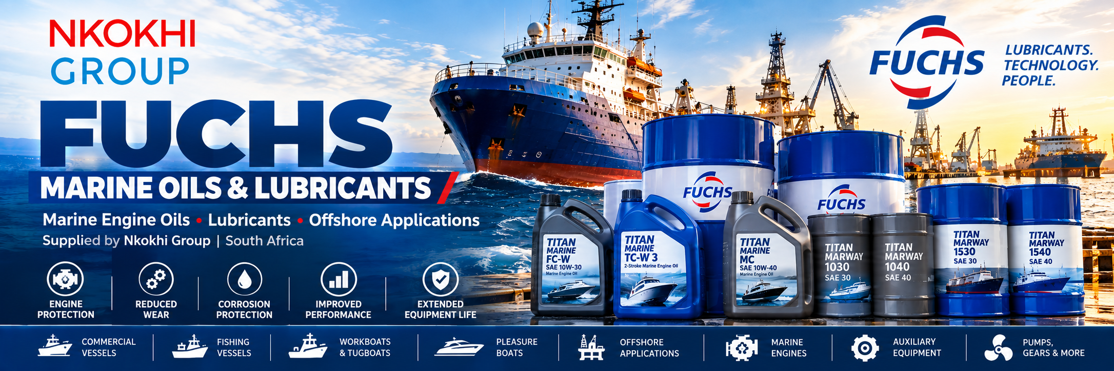 FUCHS Marine Oils and Lubricants South Africa – Nkokhi Group