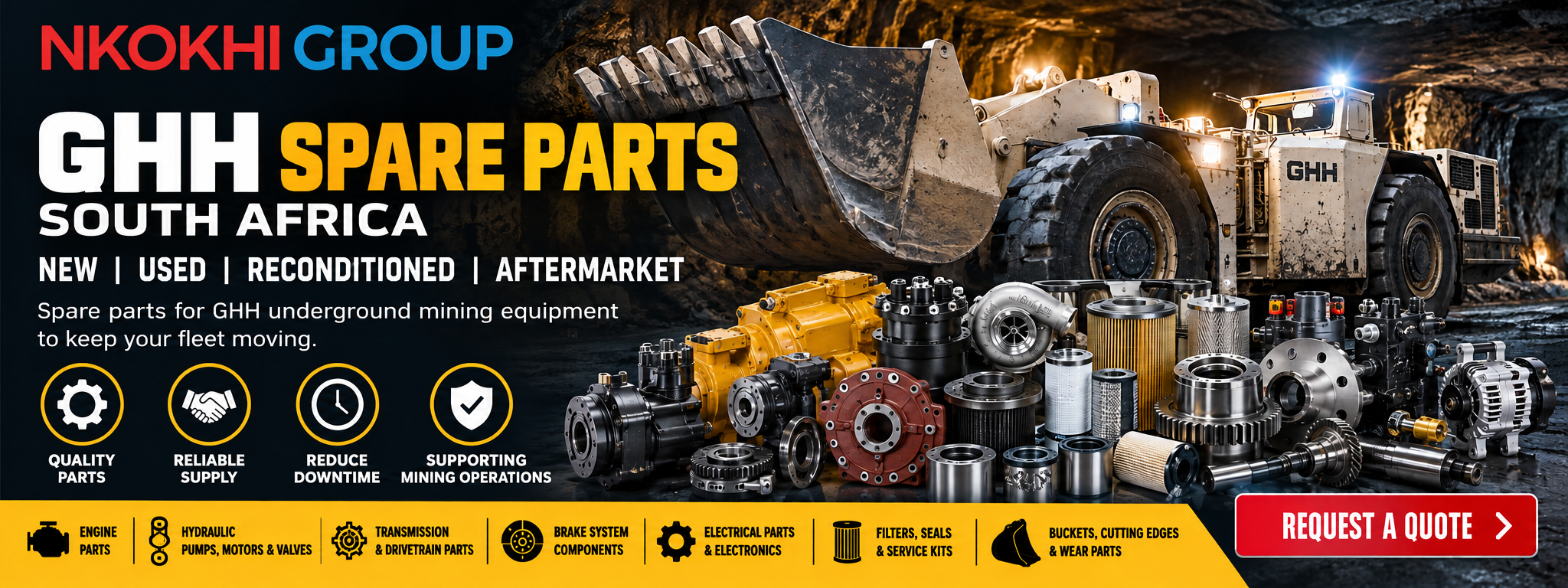 GHH Spare Parts South Africa | Nkokhi Group