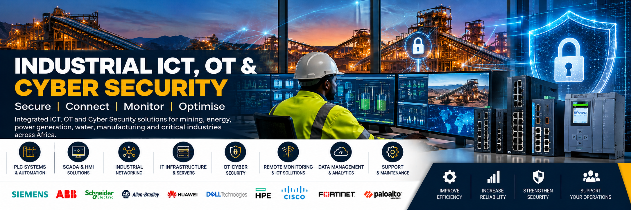 Industrial ICT, Operational Technology (OT), and Cyber Security solutions