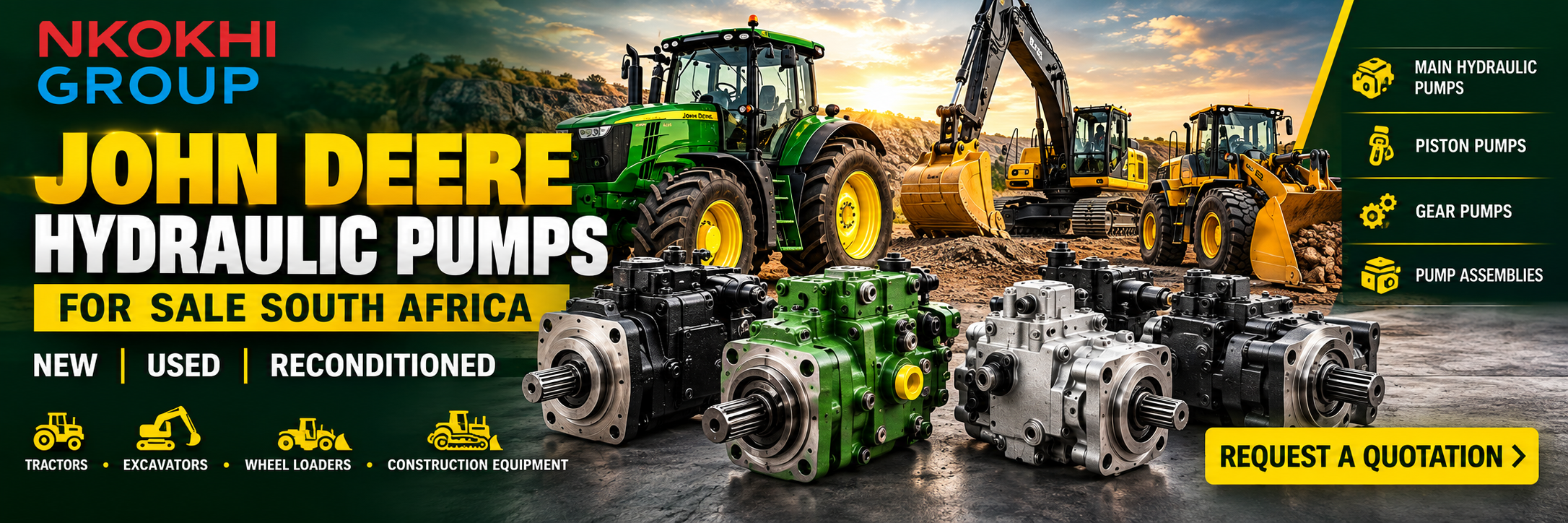 John Deere Hydraulic Pumps South Africa