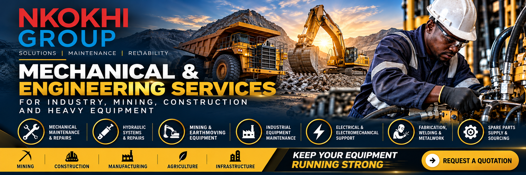 Mechanical & Engineering Services South Africa | Nkokhi Group
