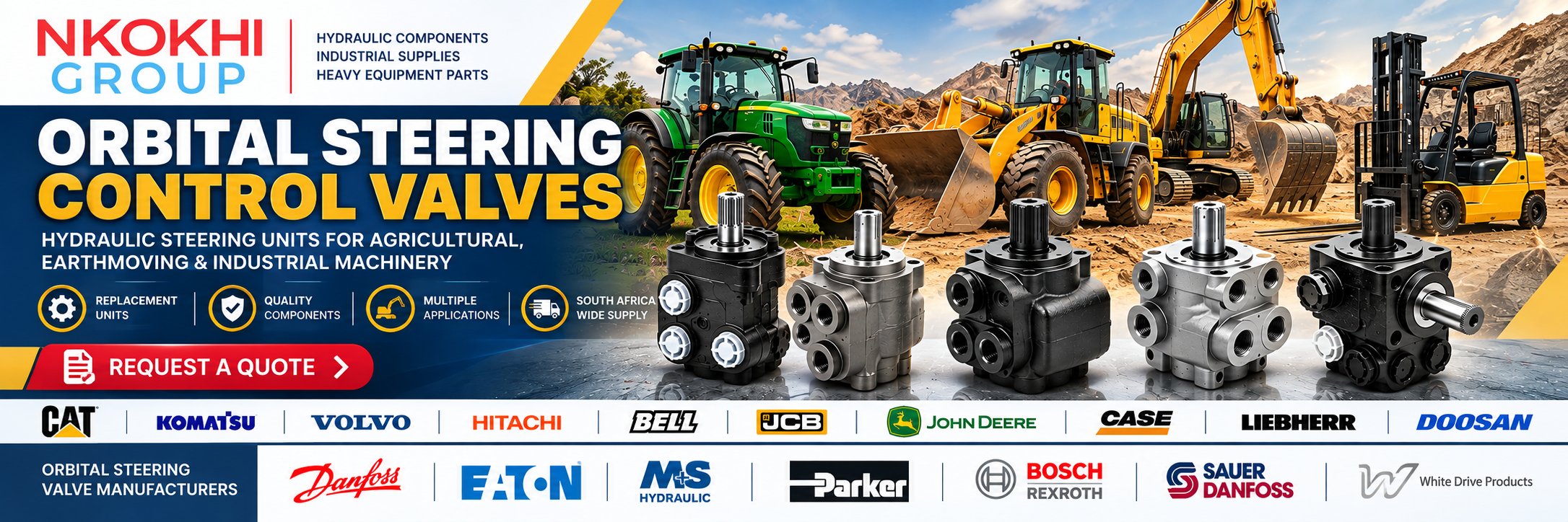 Orbital Steering Control Valves and Hydraulic Steering Units