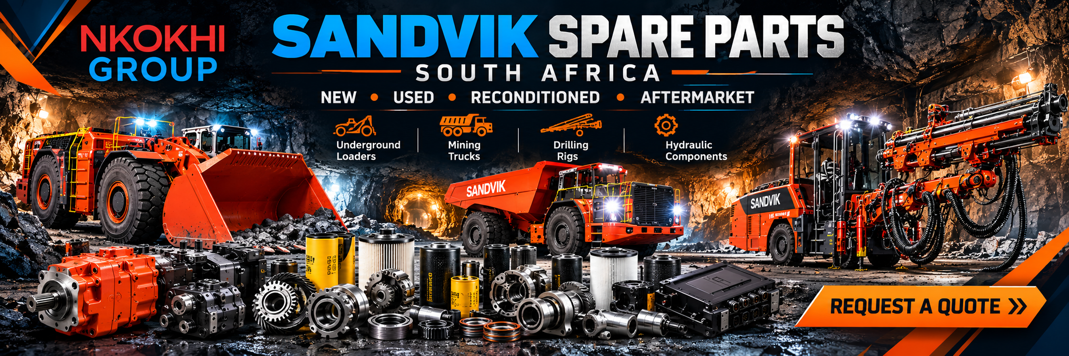 Sandvik Spare Parts South Africa | Nkokhi Group