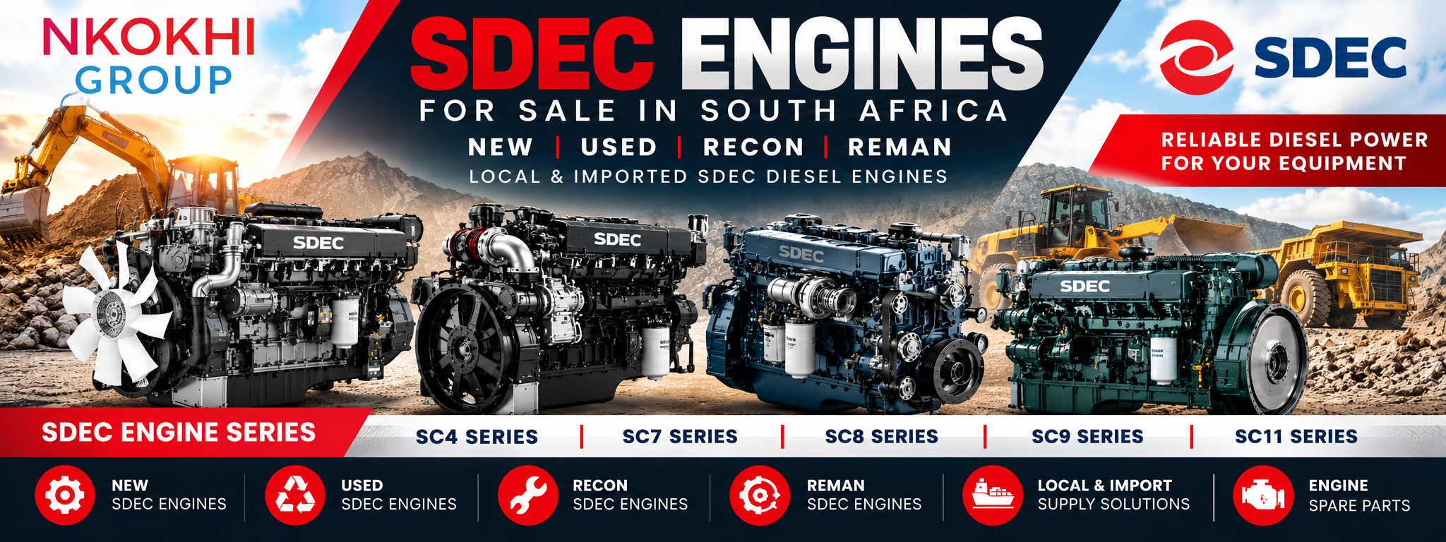SDEC engines for sale in South Africa