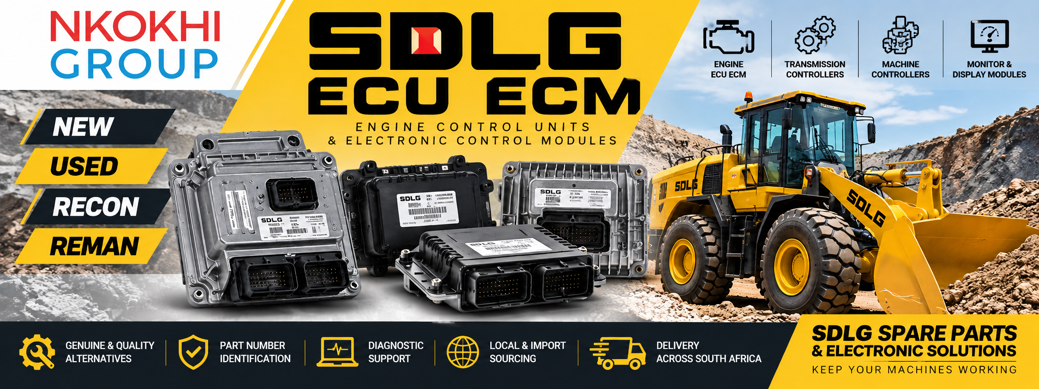 SDLG ECU ECM for Sale South Africa