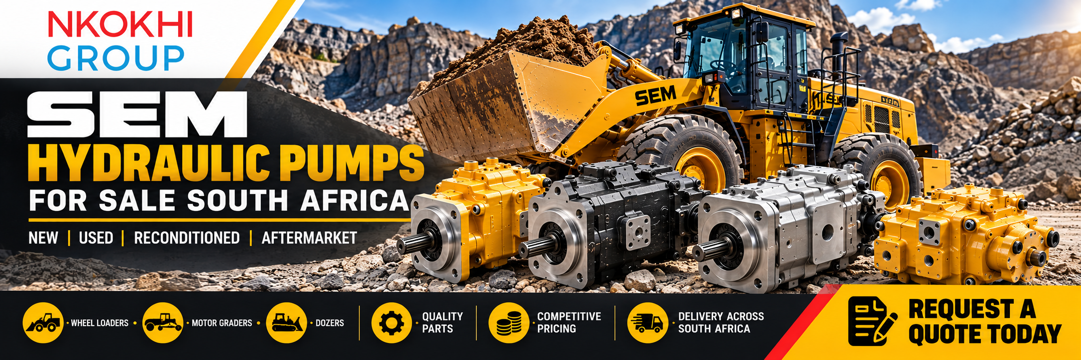 SEM Hydraulic Pumps for Sale South Africa