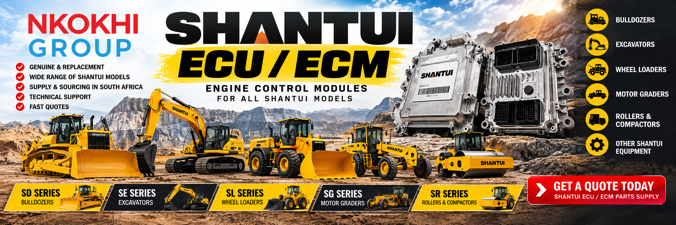 Shantui ECU ECM engine control module for construction equipment