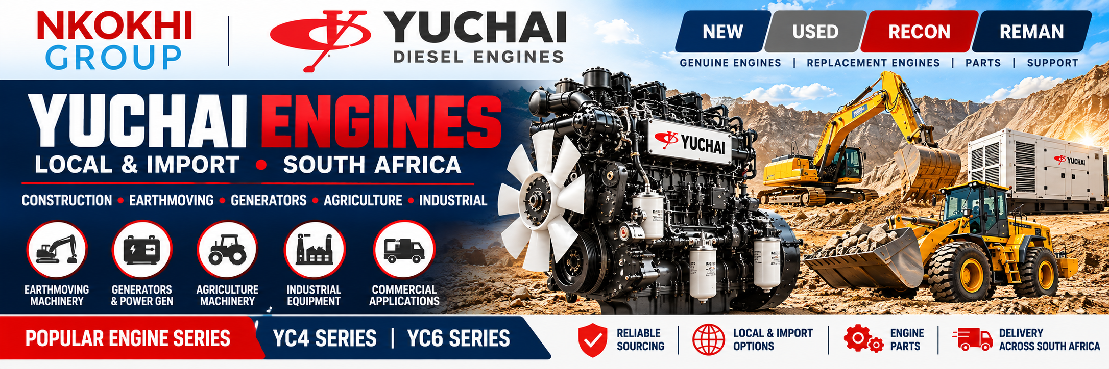 Yuchai Engines for Sale South Africa